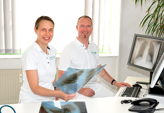 Dr. Johannes Mayer und Karin Franzen